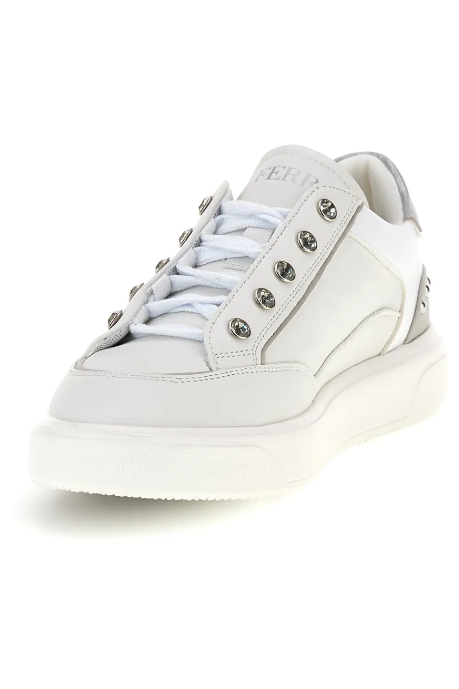 Sneakers bianche con brillantini Ferre F763-FERRE'
