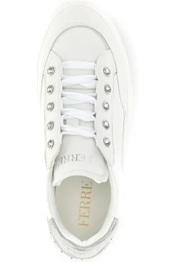 Sneakers bianche con brillantini Ferre F763-FERRE'