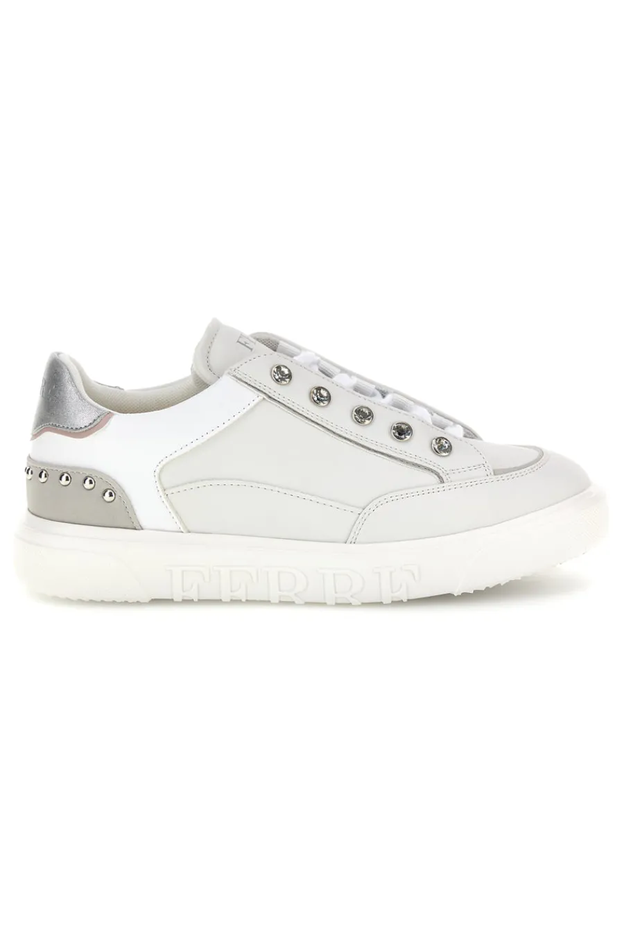 Sneakers bianche con brillantini Ferre F763-FERRE'