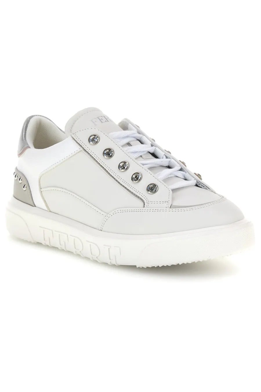 Sneakers bianche con brillantini Ferre F763-FERRE'