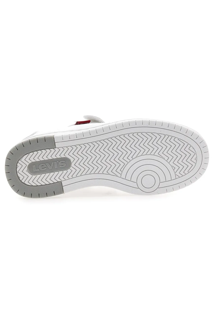 Sneakers bianche con chiusura a strappo Levi's Kick SE