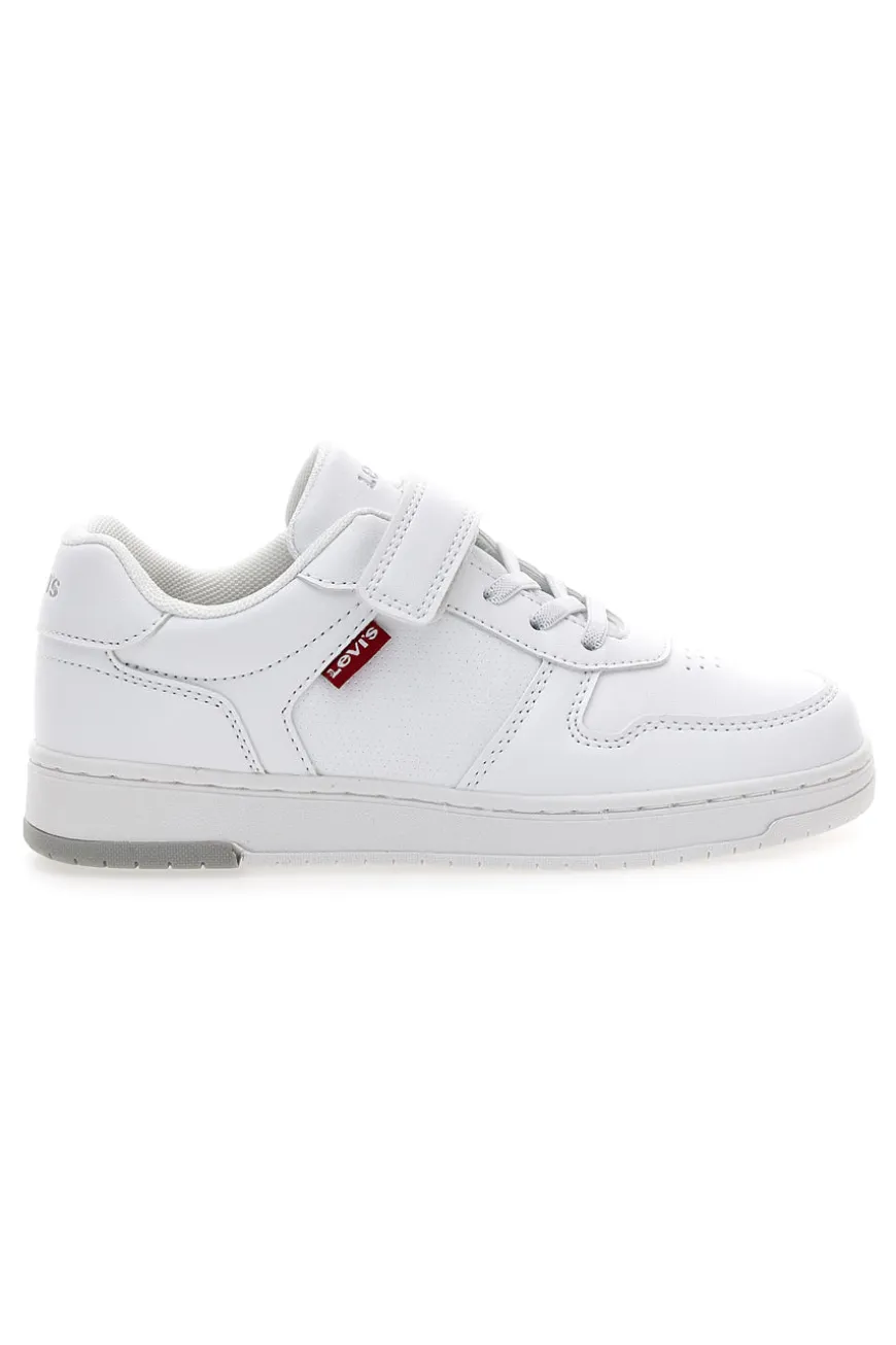 Sneakers bianche con chiusura a strappo Levi's Kick SE