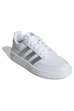 Sneakers bianche con dettagli argento Breaknet 2.0-ADIDAS