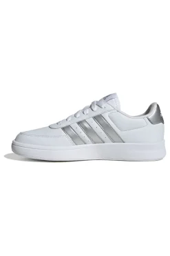 Sneakers bianche con dettagli argento Breaknet 2.0-ADIDAS