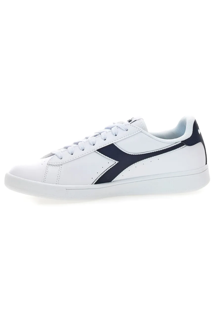 Sneakers bianche con dettagli blu Diadora 178327 C4656