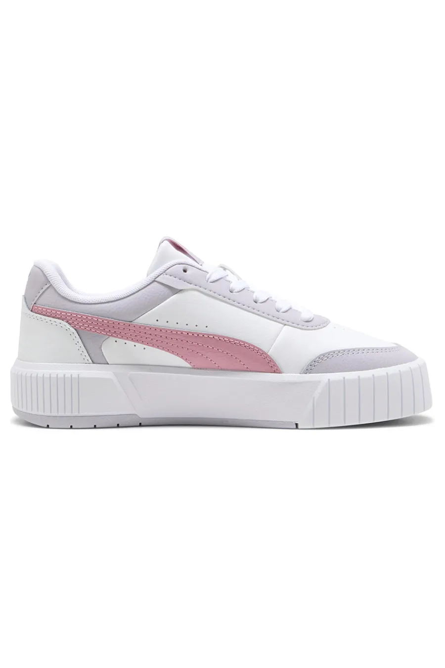 Sneakers bianche con dettagli rosa in materie sintetiche Carina Mia-PUMA New