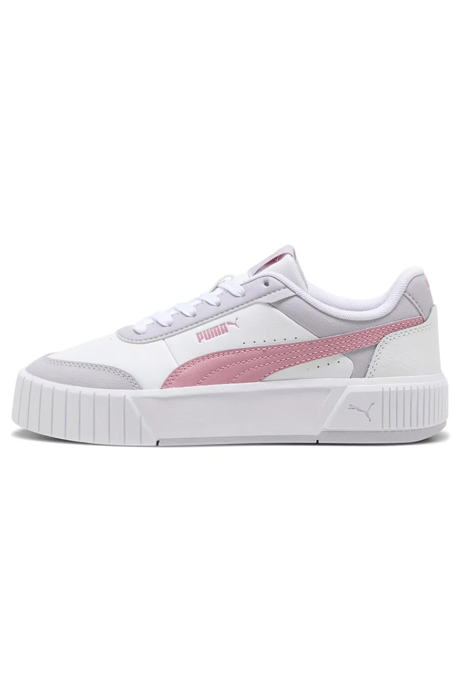 Sneakers bianche con dettagli rosa in materie sintetiche Carina Mia-PUMA New