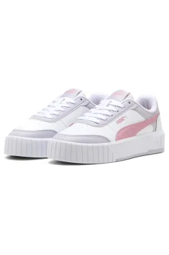 Sneakers bianche con dettagli rosa in materie sintetiche Carina Mia-PUMA New