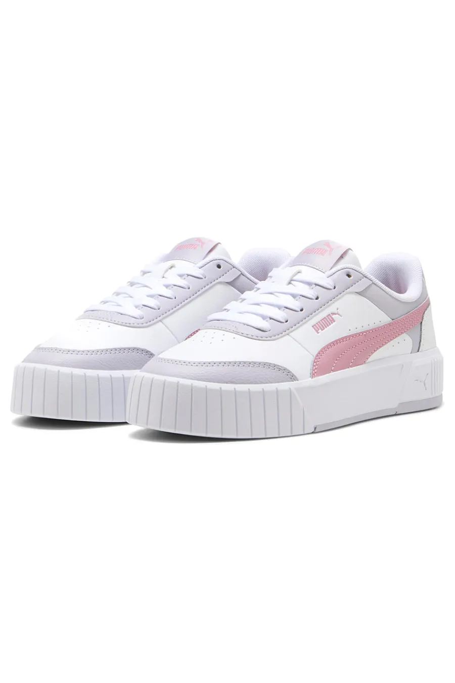 Sneakers bianche con dettagli rosa in materie sintetiche Carina Mia-PUMA New