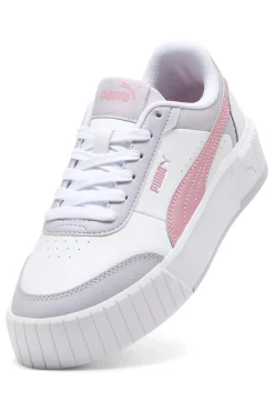 Sneakers bianche con dettagli rosa in materie sintetiche Carina Mia-PUMA New