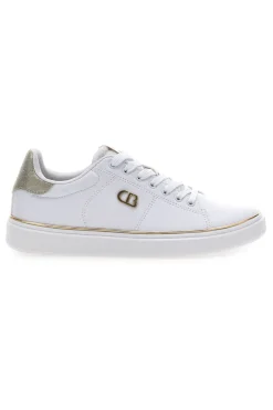Sneakers bianche con dettagli dorati GTZ 2.0-COTTON BELT Online