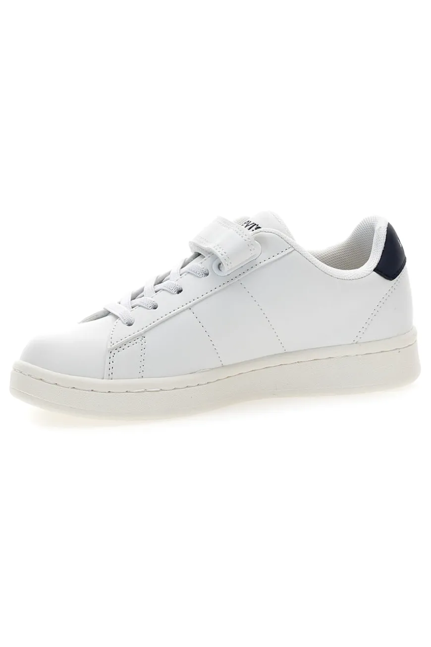 Sneakers bianche con dettaglio blu navy Levi's Bell JR