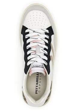 Sneakers bianche con dettagli animalier BT261130001-PITTARELLO CAPSULE Online