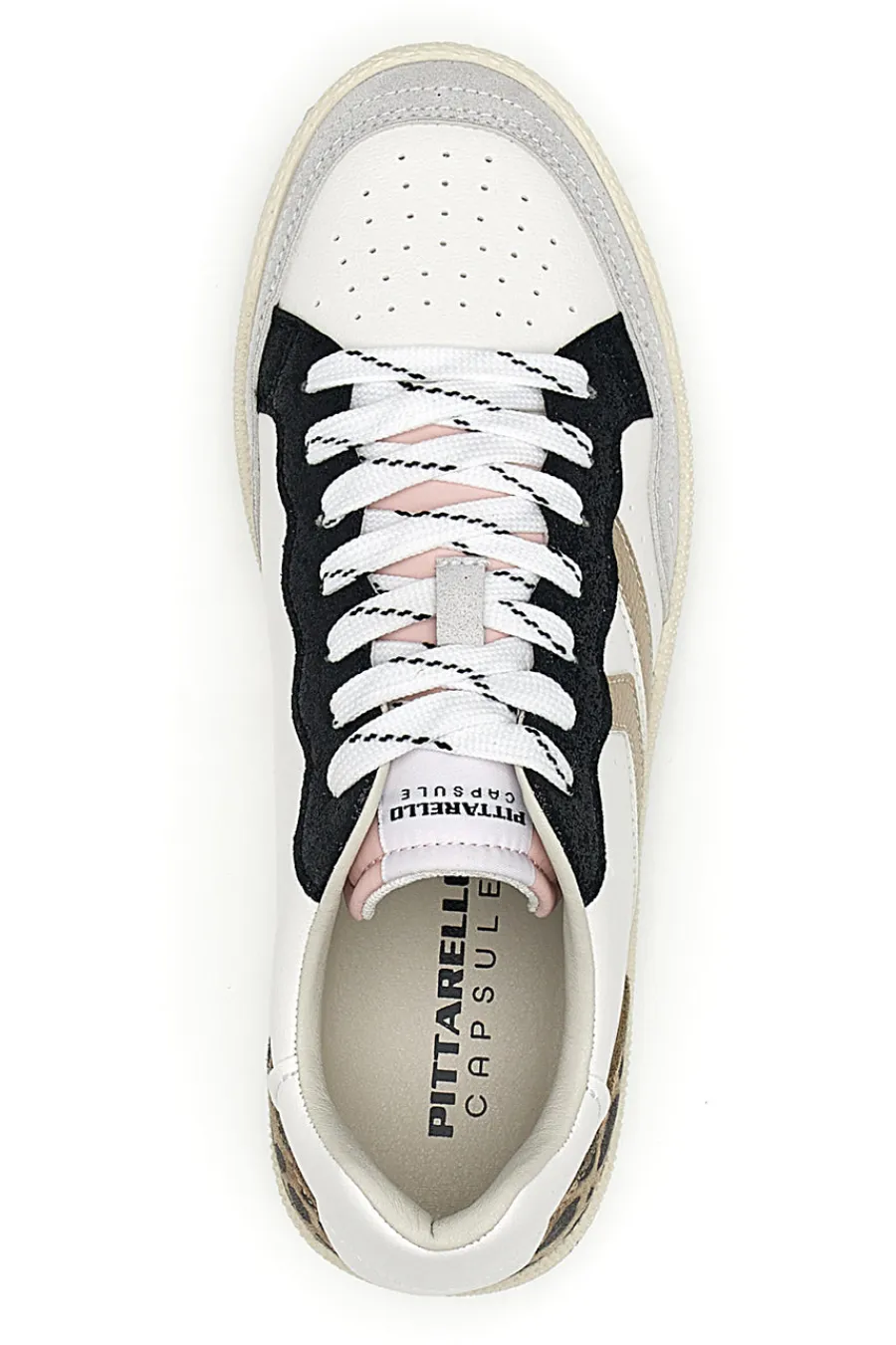 Sneakers bianche con dettagli animalier BT261130001-PITTARELLO CAPSULE Online