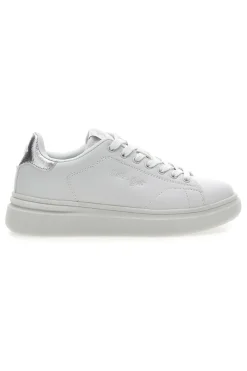 Sneakers bianche con dettagli argentati LONDON 3.0-COTTON BELT Best