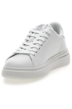 Sneakers bianche con dettagli argentati LONDON 3.0-COTTON BELT Best