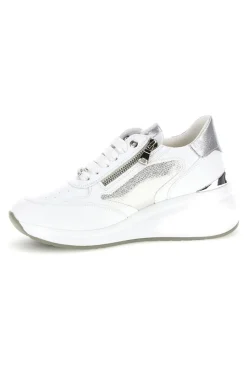 Sneakers bianche con dettagli silver 52100C1441-MARIELLA BURANI Clearance