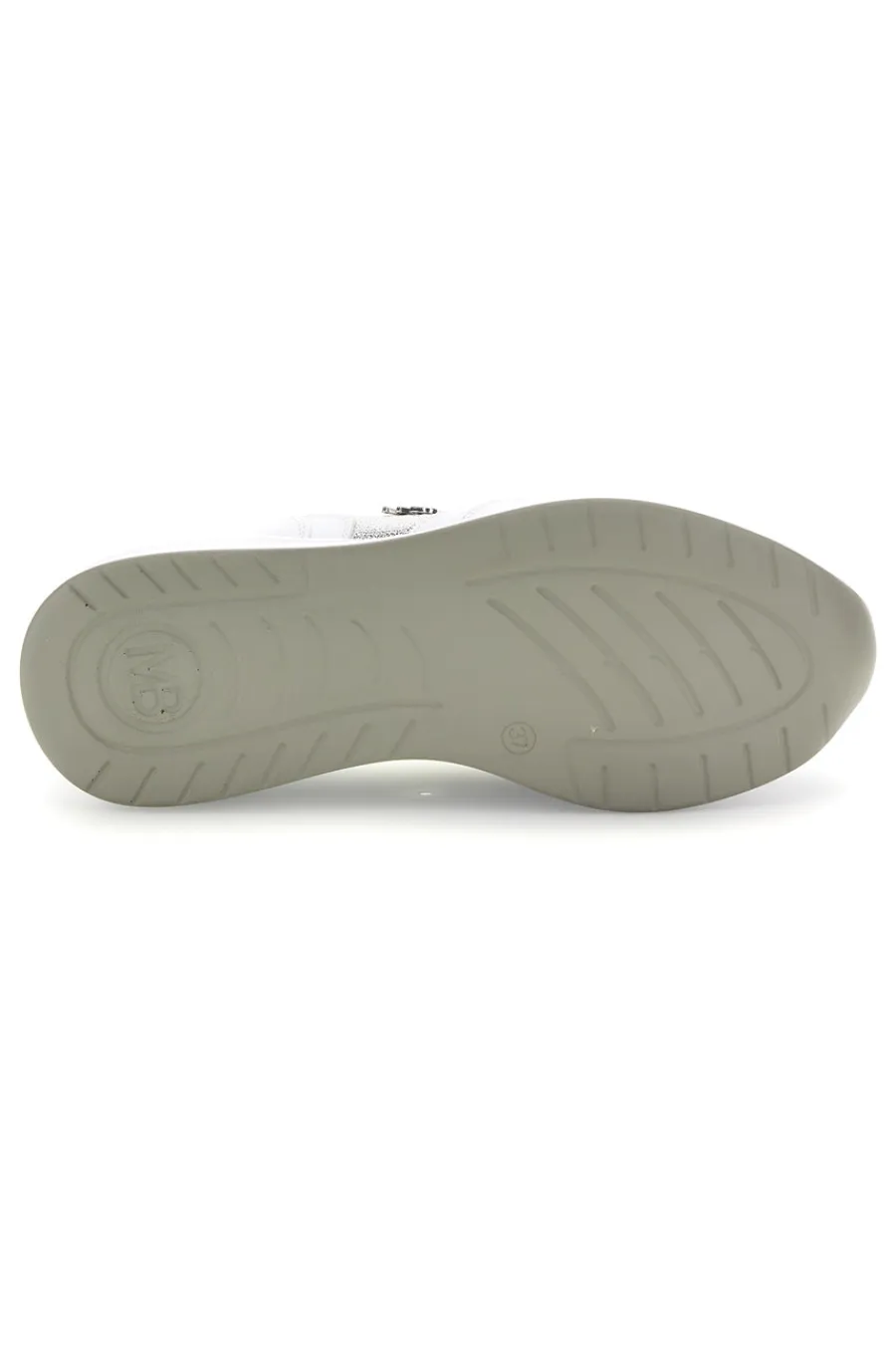 Sneakers bianche con dettagli silver 52100C1441-MARIELLA BURANI Clearance