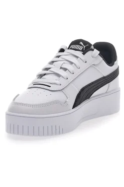 Sneakers Bianche Con Dettagli Neri Carina Street-PUMA Sale