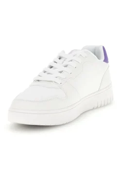 Sneakers bianche con dettaglio viola Cly Nwm-CHAMPION Best
