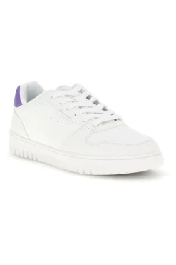 Sneakers bianche con dettaglio viola Cly Nwm-CHAMPION Best