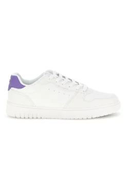Sneakers bianche con dettaglio viola Cly Nwm-CHAMPION Best