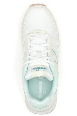 Sneakers Bianche Con Dettagli azzurri Raven Wn-DIADORA Outlet
