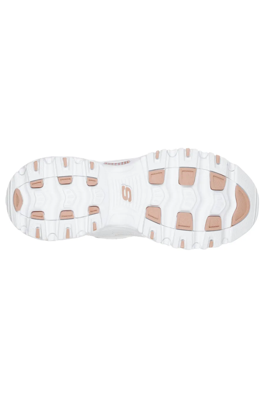 Sneakers bianche con dettagli oro e Memory Foam D'Lites Fresh Start-SKECHERS Best