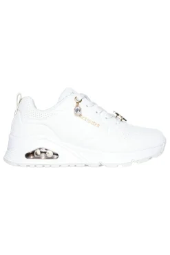 Sneakers bianche con dettagli gioiello UNO Gen1 TRENDY JEWELS ESS STREET GIRLS-SKECHERS Discount