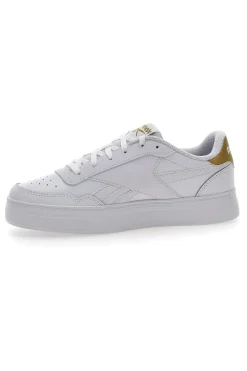 Sneakers Bianche Con Dettagli Oro Court Advance Bold-REEBOK Hot