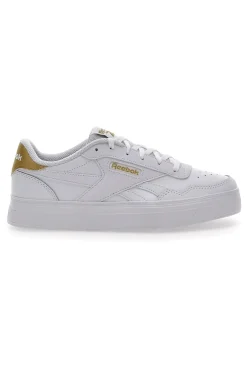 Sneakers Bianche Con Dettagli Oro Court Advance Bold-REEBOK Hot
