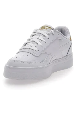 Sneakers Bianche Con Dettagli Oro Court Advance Bold-REEBOK Hot