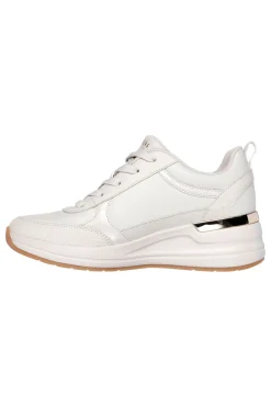 Sneakers bianche con dettagli lucidi Billion 2 Fine Shine-SKECHERS New