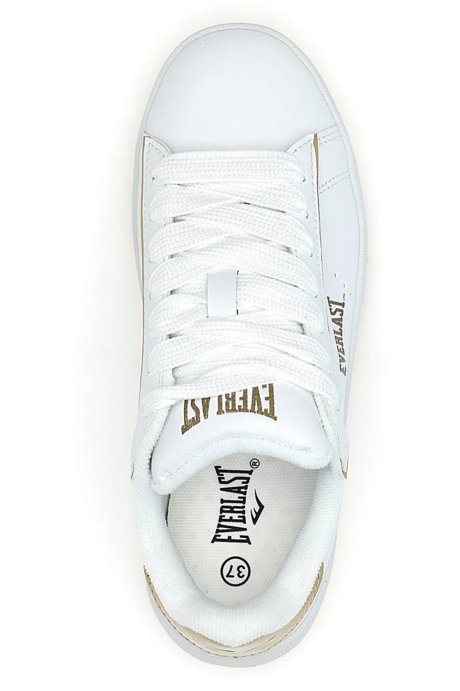 Sneakers bianche con dettagli oro EV-087P-EVERLAST Sale