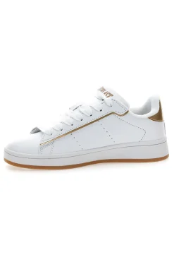 Sneakers bianche con dettagli oro EV-087P-EVERLAST Sale