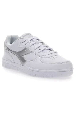 Sneakers Bianche con Fregio Argento Raptor Low Moon WN-DIADORA Best