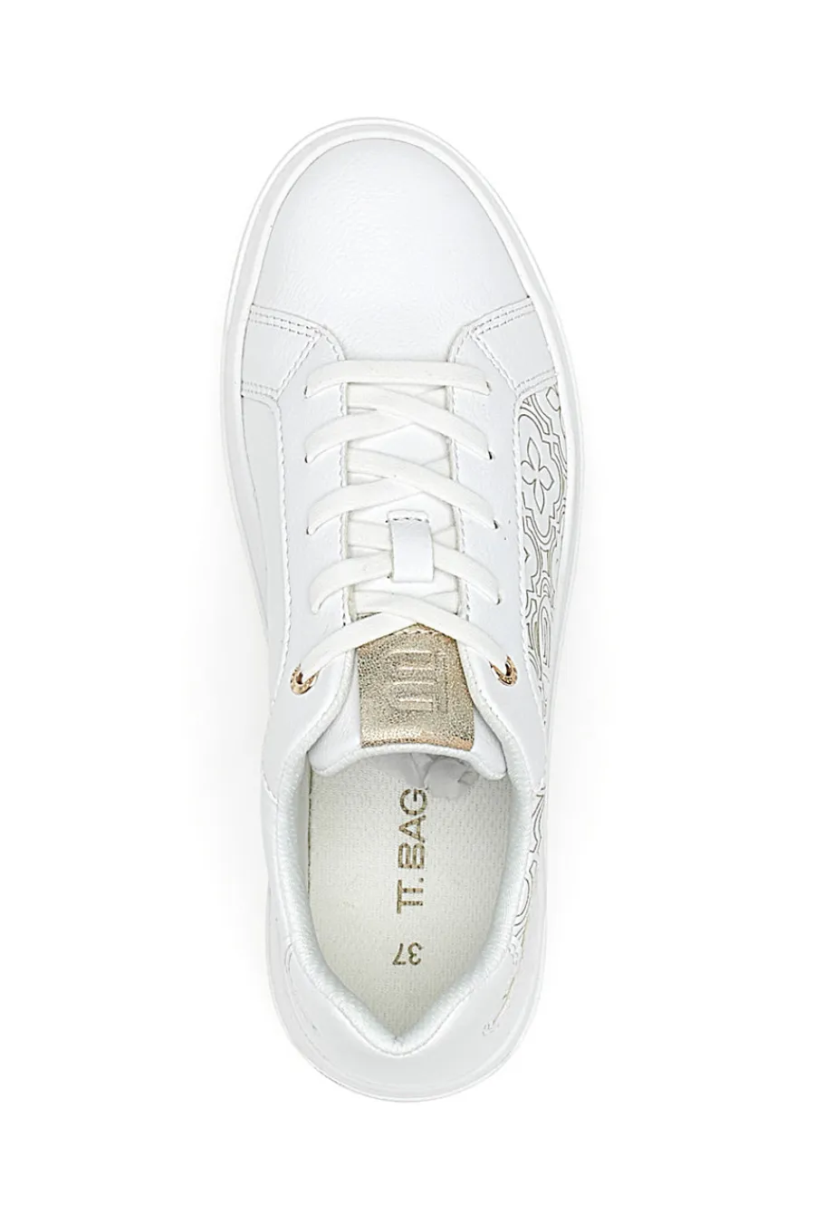 Sneakers Bianche Con Lacci 35AQG075050-BAGATT Hot