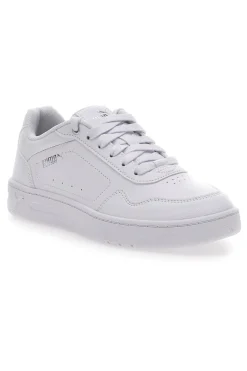 Sneakers Bianche con Lacci Puma Court Classy