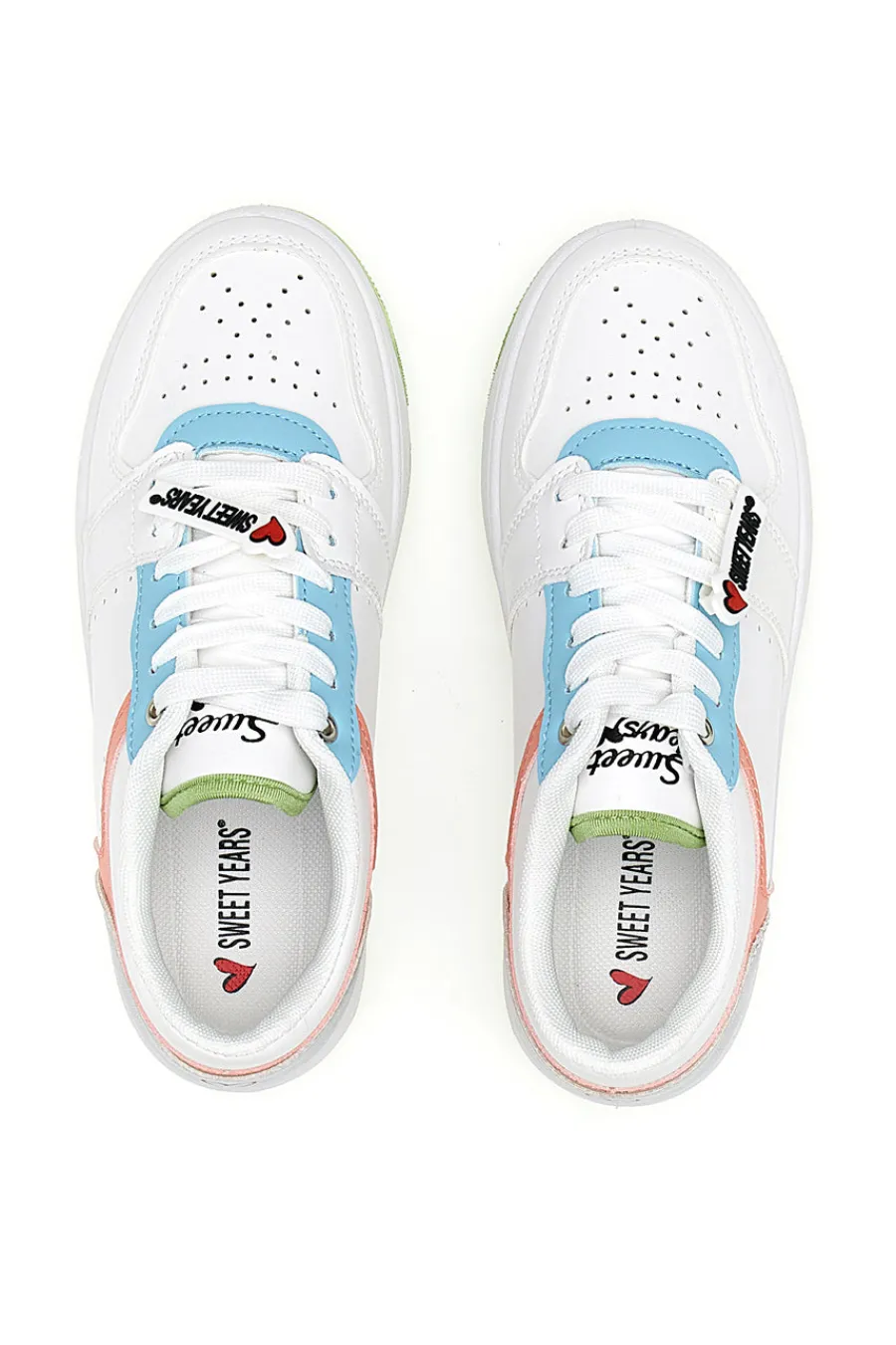 Sneakers Bianche con Lacci 8580-SWEET YEARS Clearance