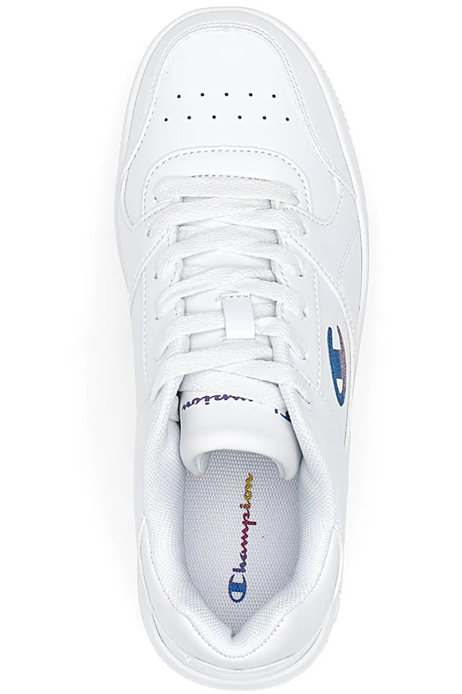 Sneakers bianche con logo a contrasto RD18 LOW G GS-CHAMPION New