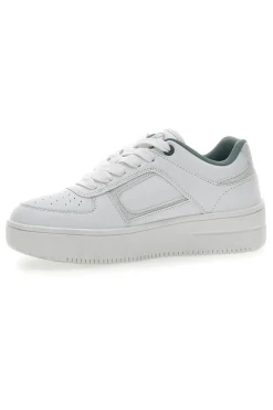 Sneakers Bianche Con Logo Laterale Foul Plat Element-CHAMPION Discount