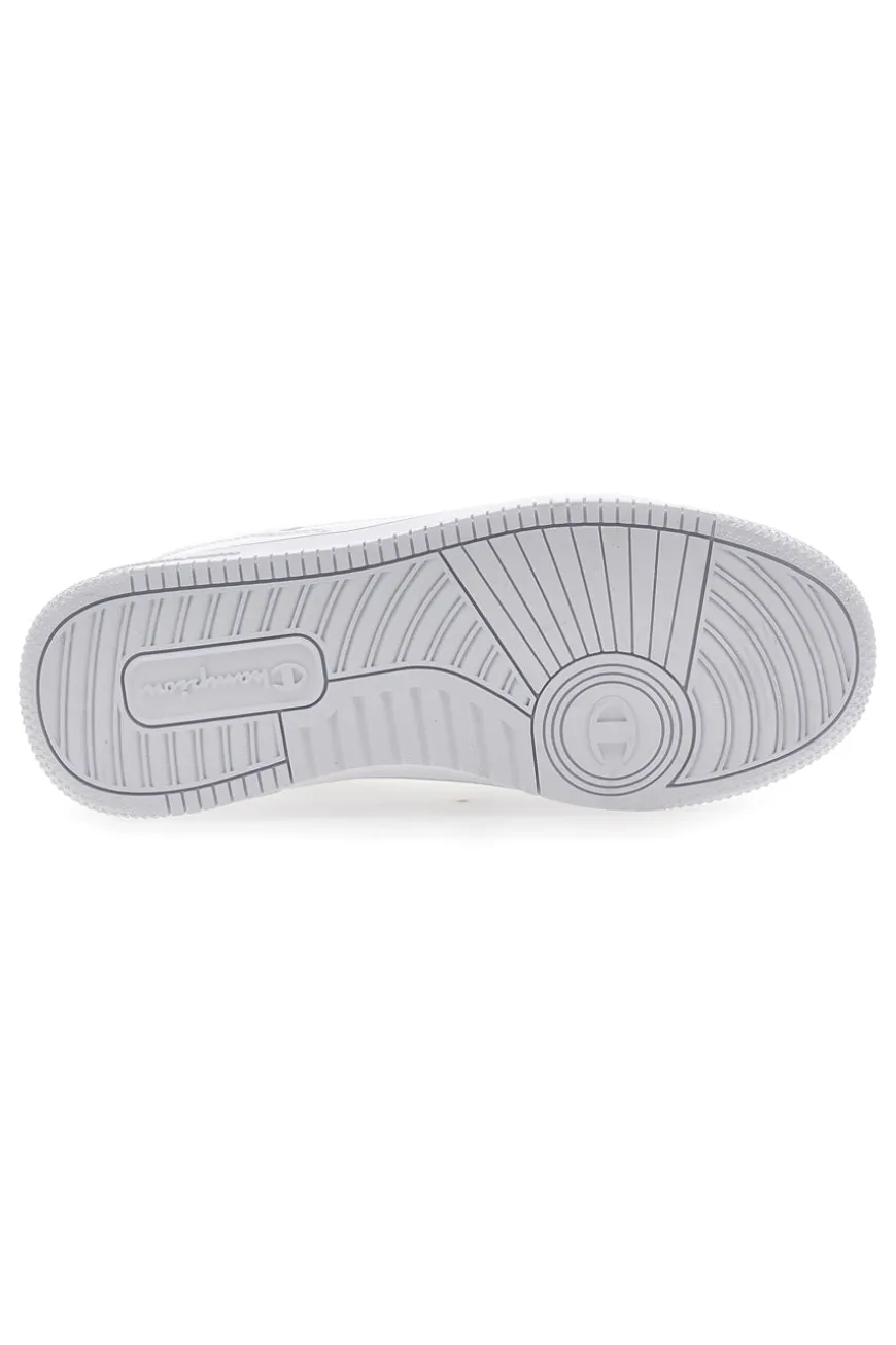 Sneakers Bianche Con Logo Laterale Champion Rebound Low