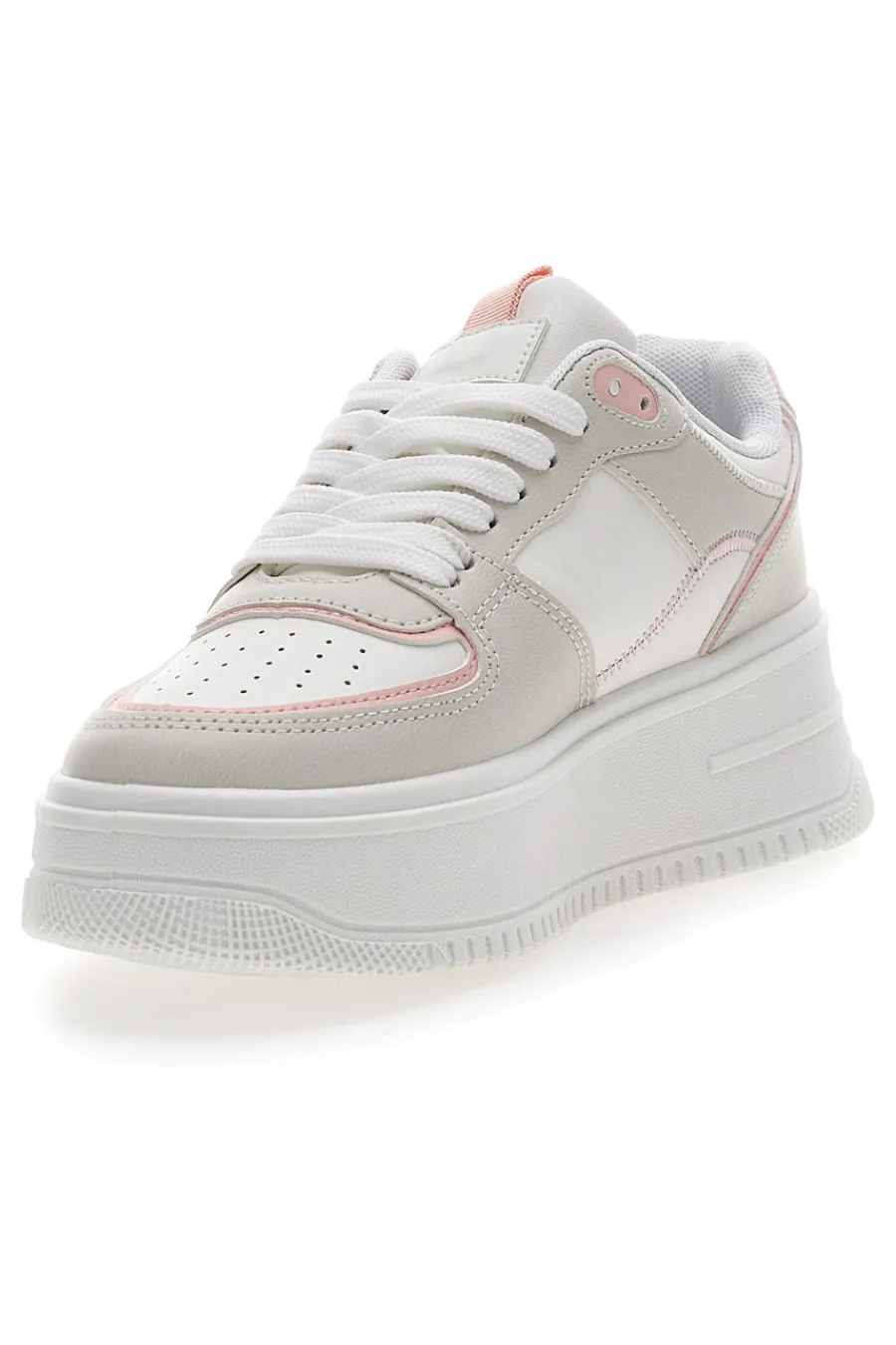 Sneakers Bianche con Platform Me & Me 813-ME u0026 ME Clearance