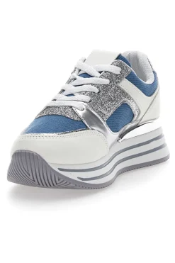 Sneakers Bianche con Platform 428-PRIMA RIGA Best