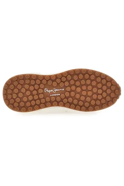 Sneakers Bianche con Platform e Tomaia in Pelle WINSLOW ACTION M-PEPE JEANS Hot