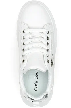 Sneakers Bianche con Platform CAFE COST LAILI209-CAFÈ COST Discount