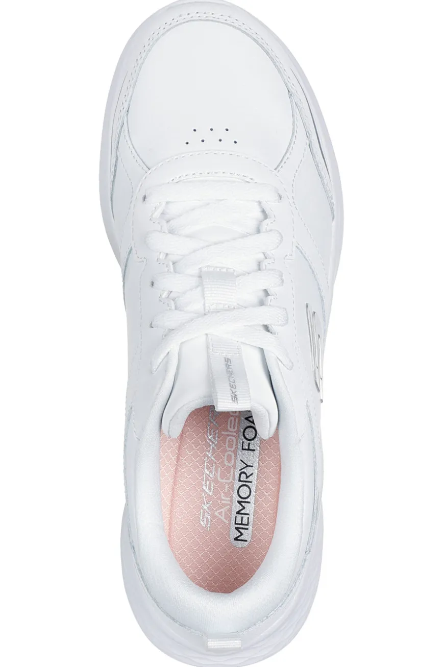 Sneakers Bianche Con Sistema Air-Cooled Memory Foam Skechers Lite Pro Sleek Citizen