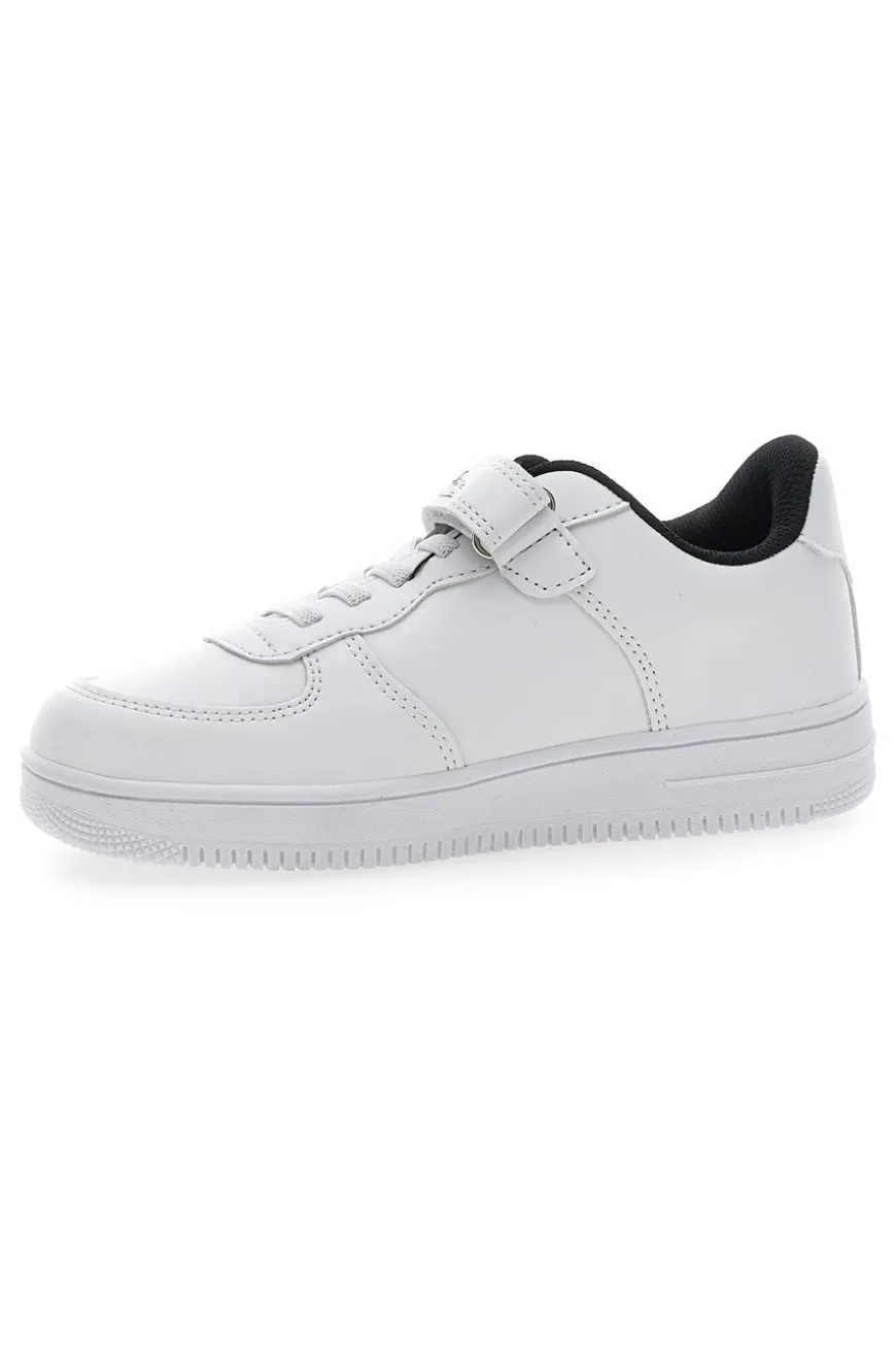 Sneakers bianche con stampa colorata PITT KIDS K191562