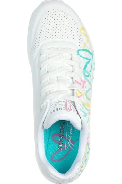 Sneakers bianche con stampa cuori termoreattiva Uno Changed Love-SKECHERS Best