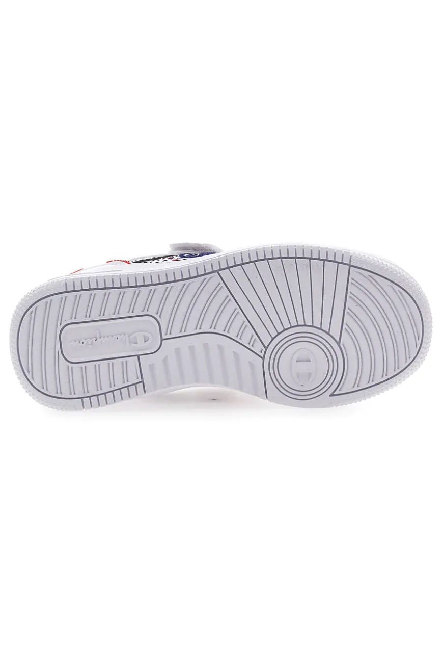 Sneakers Bianche con Strappo in Velcro CHAMPION RD18 2 FANTASY LOW B PS